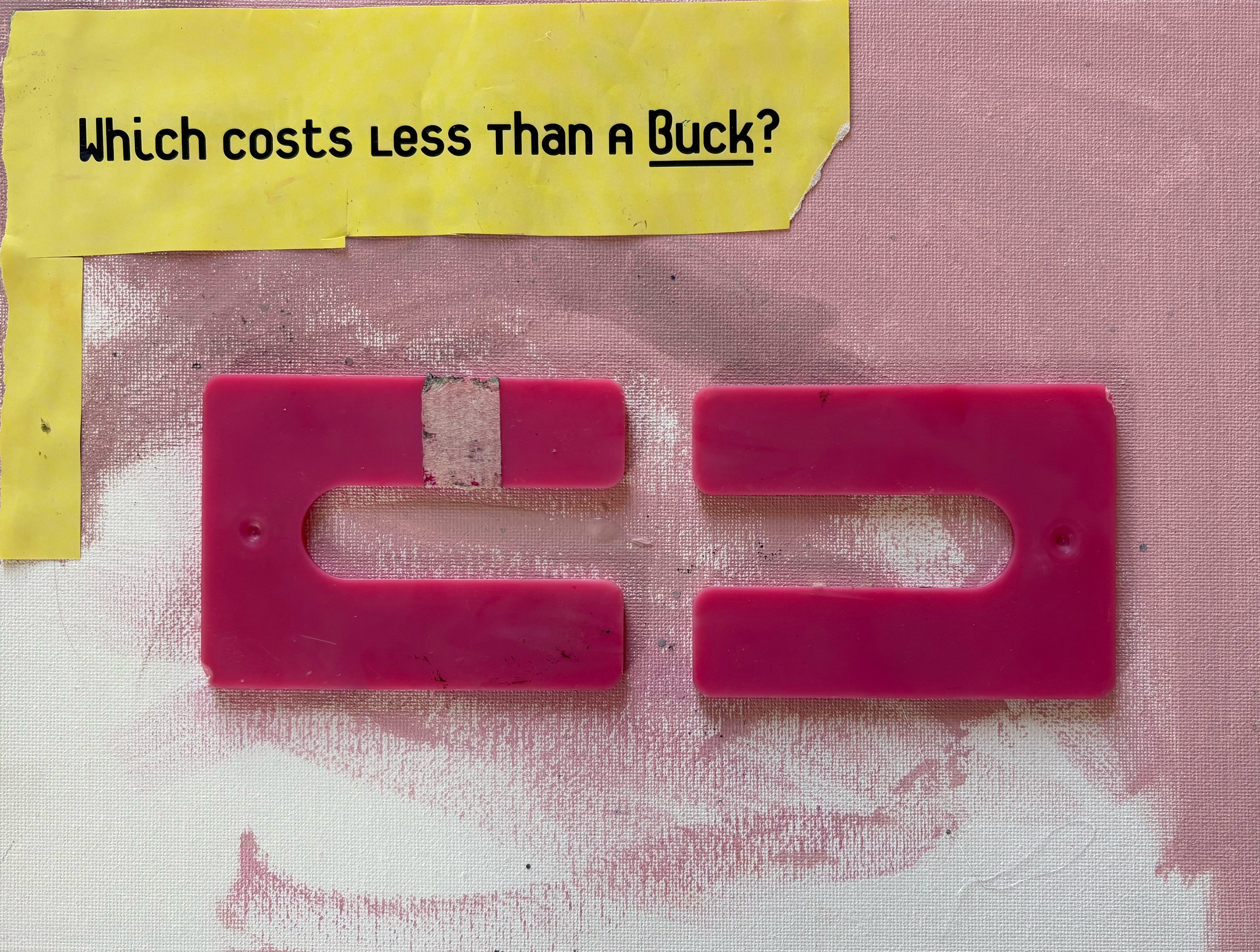 Which costs less than a buck?