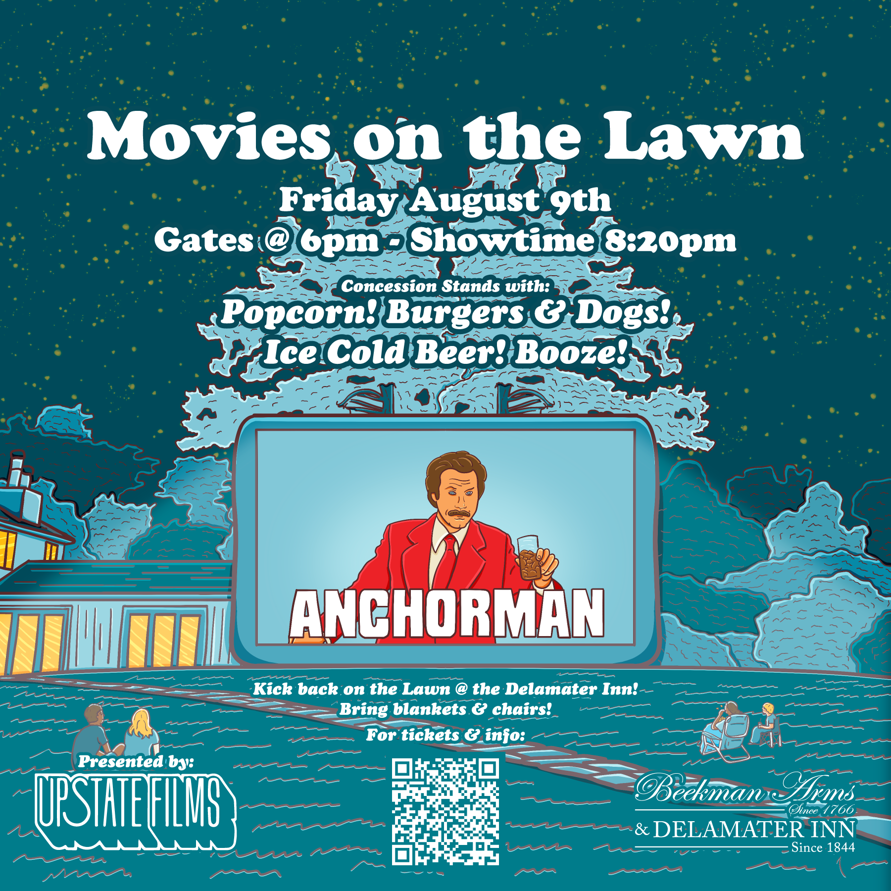 Movies on the Lawn Art