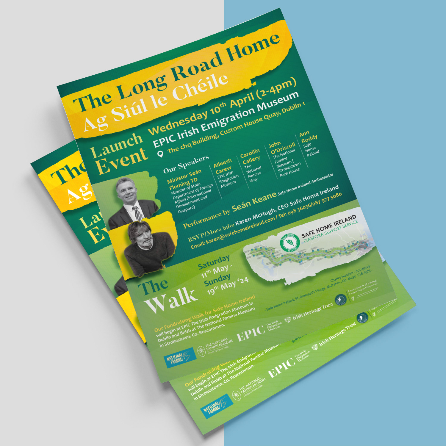 Safe Home Ireland Fundraising Poster