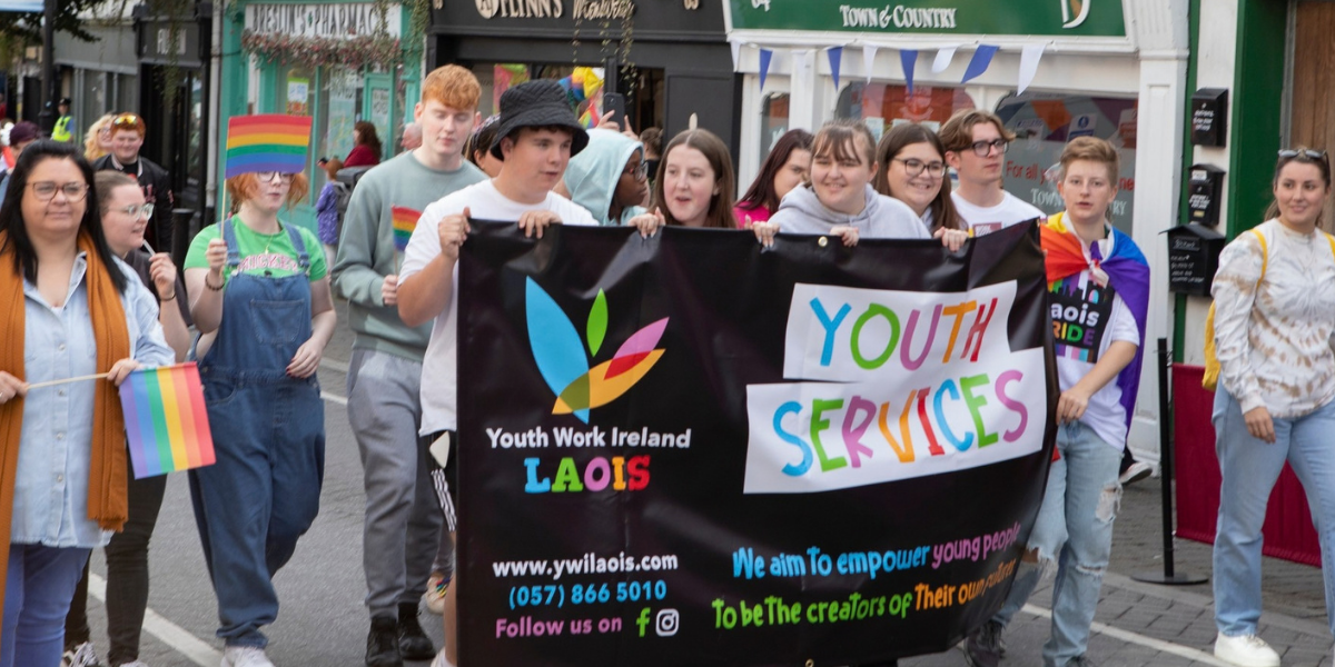 Youth Work Ireland Laois Banner