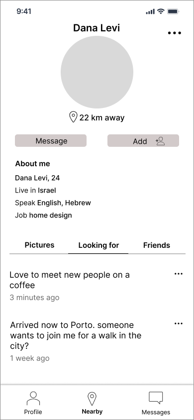 User Profile