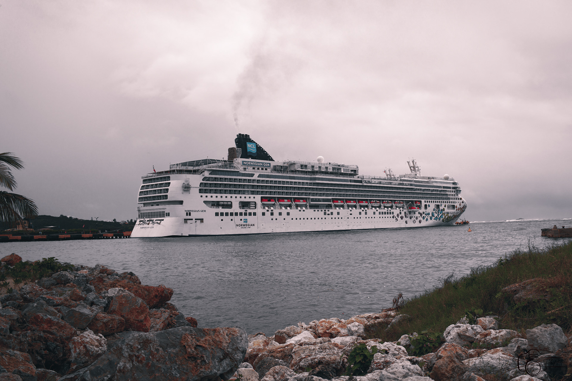 Puerto Plata, Dominican Republic view of NCL Gem