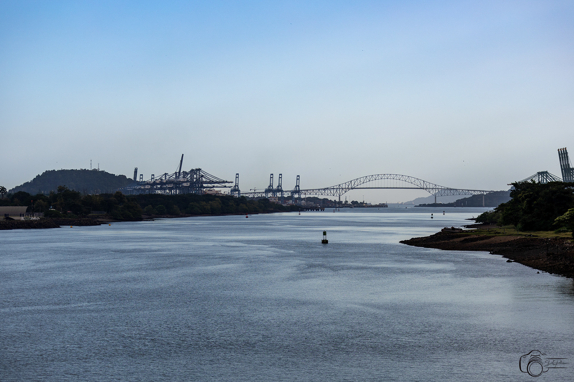 Approach to Bridge of the Americas, Panama