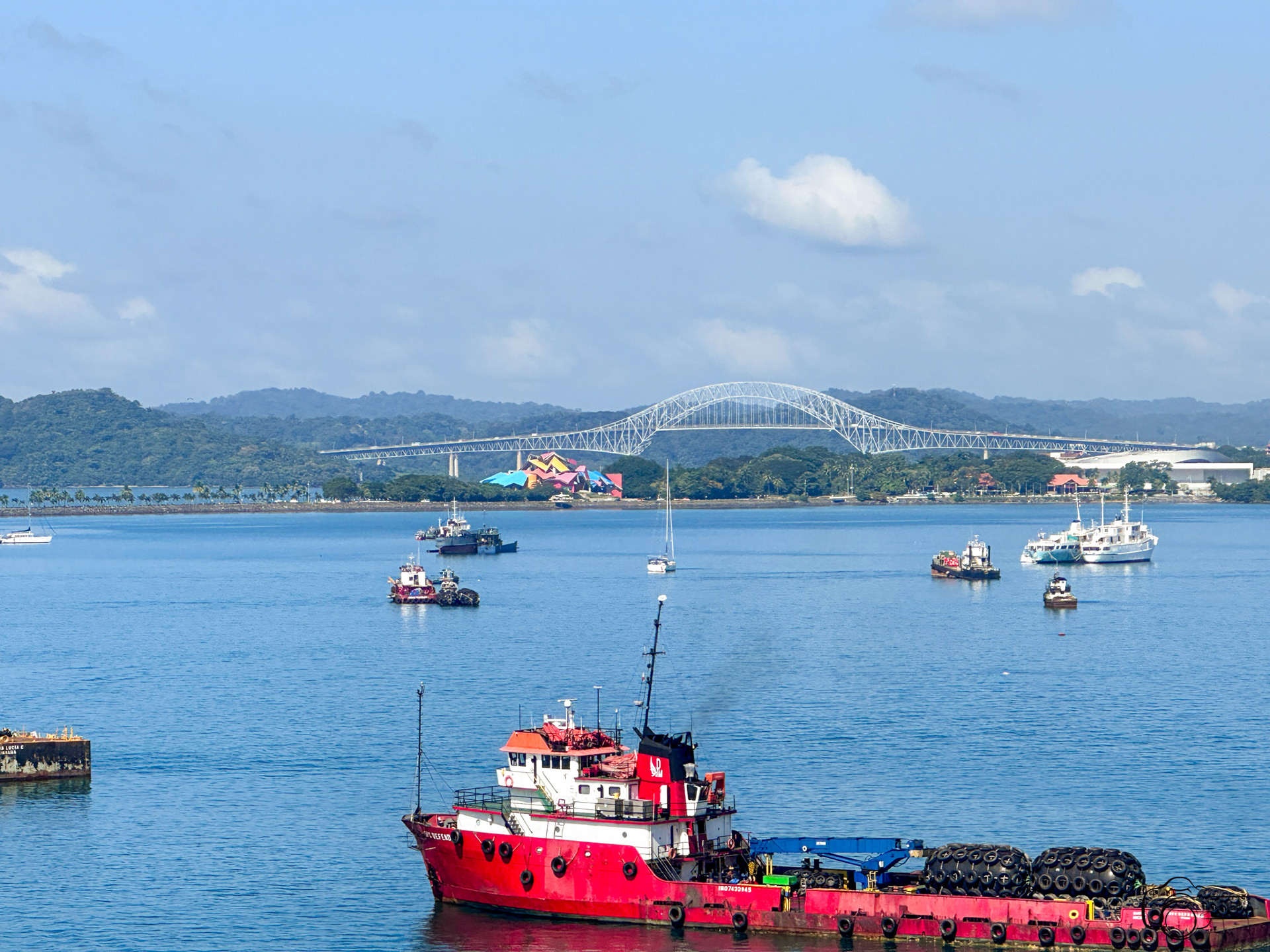 View of Bridge of the Americas