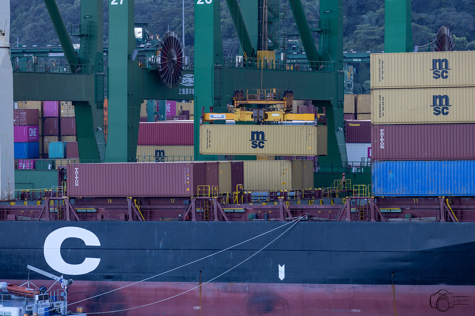 Shipyard Port of Balboa in Panama