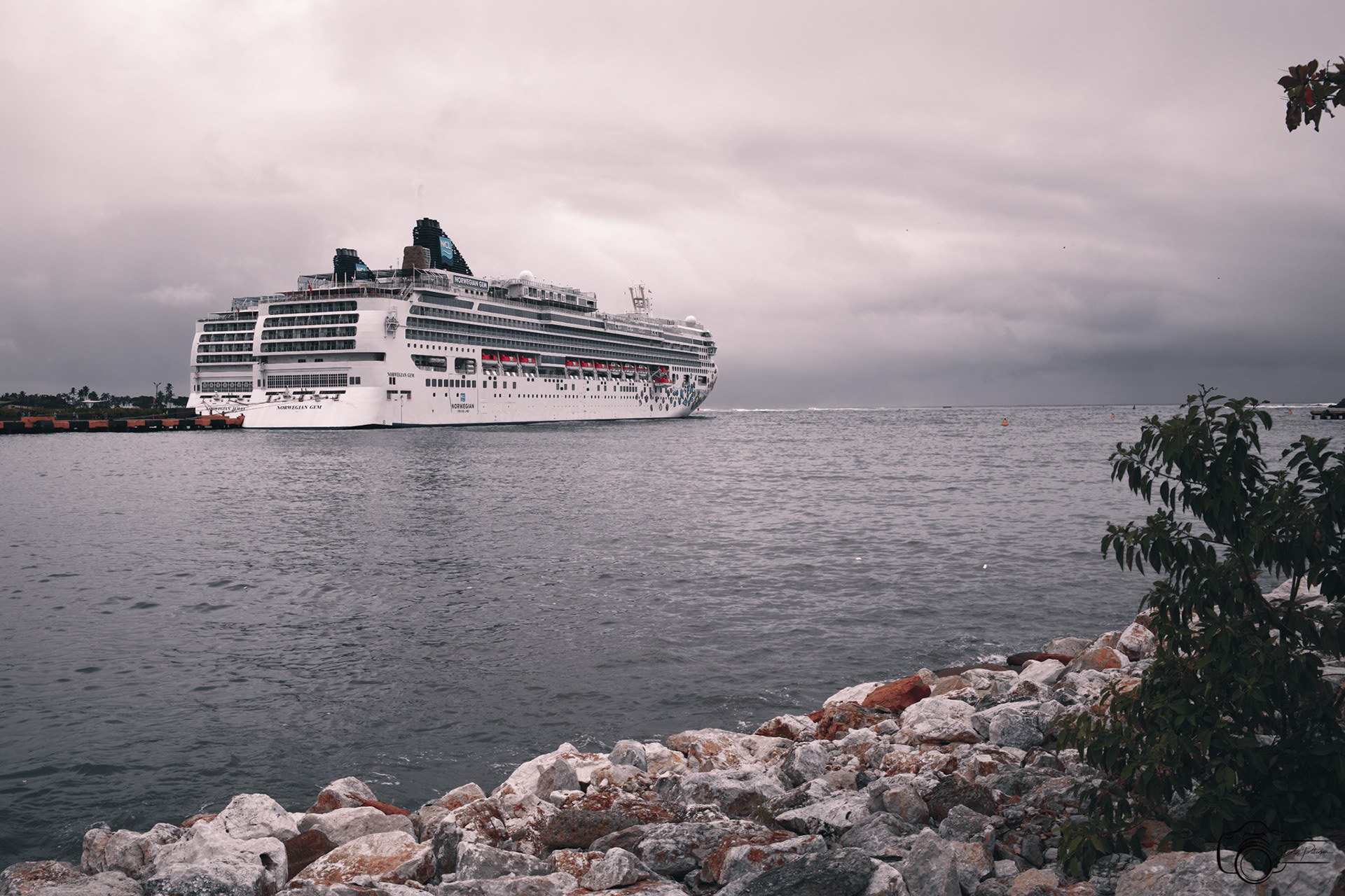 Puerto Plata, Dominican Republic view of NCL Gem