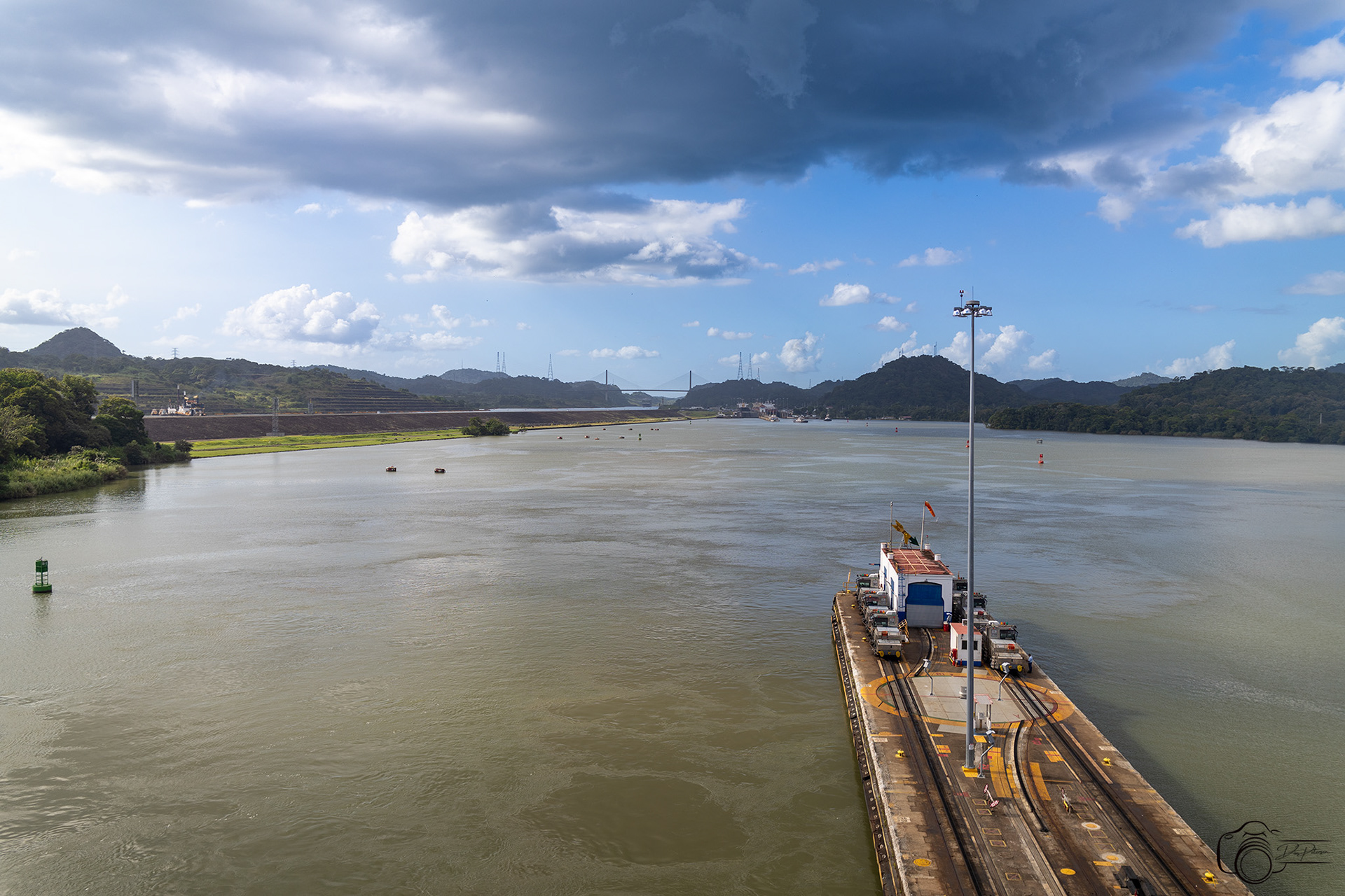 View from Rear of Cruise Ship looking toward Centennial Bridge