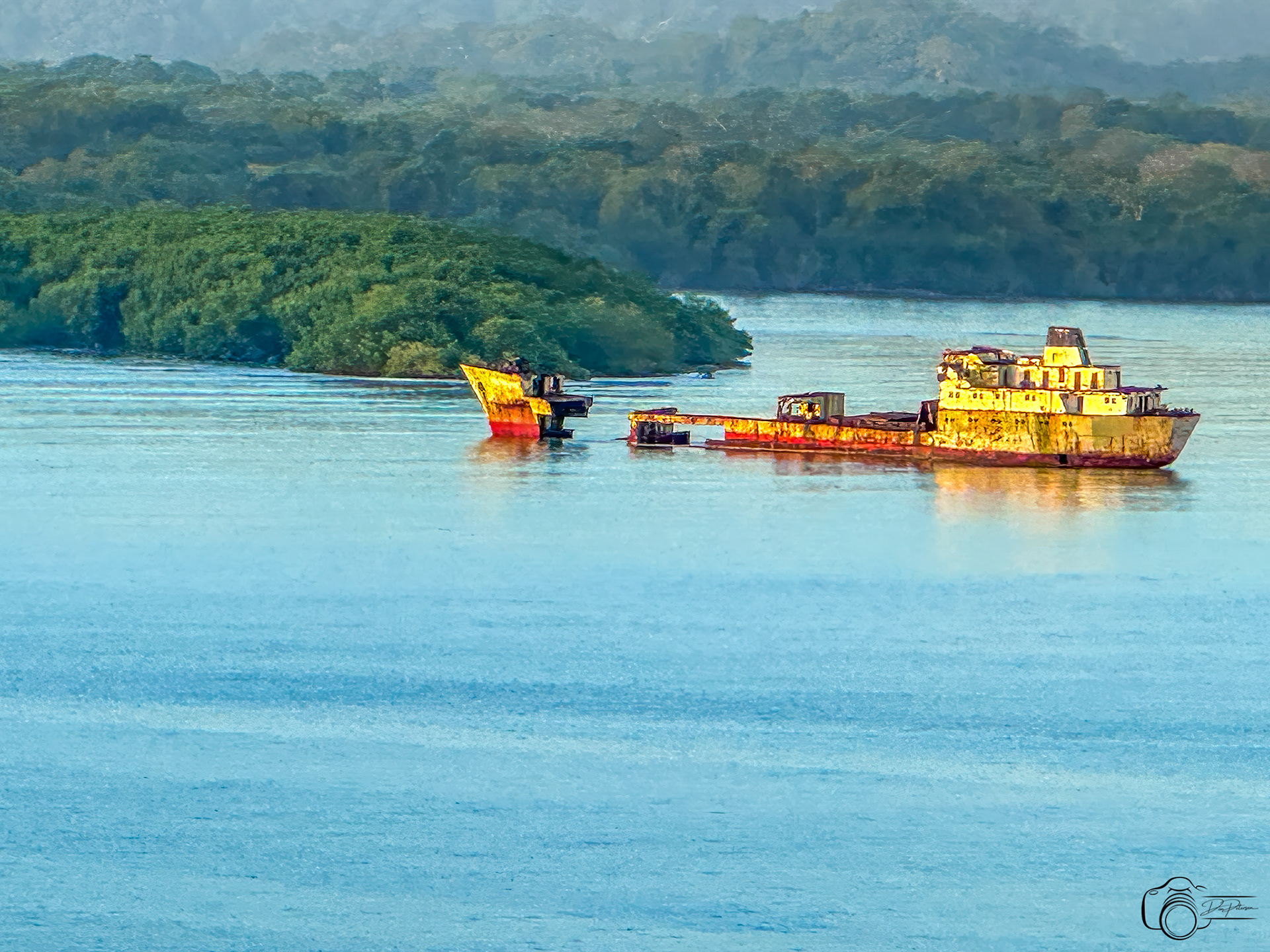 Sunken Ship Limon Bay, Panama