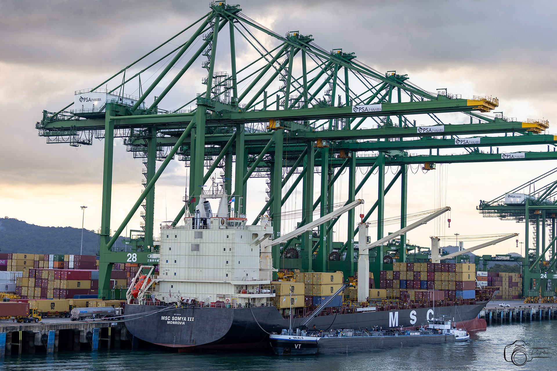 Shipyard Port of Balboa in Panama