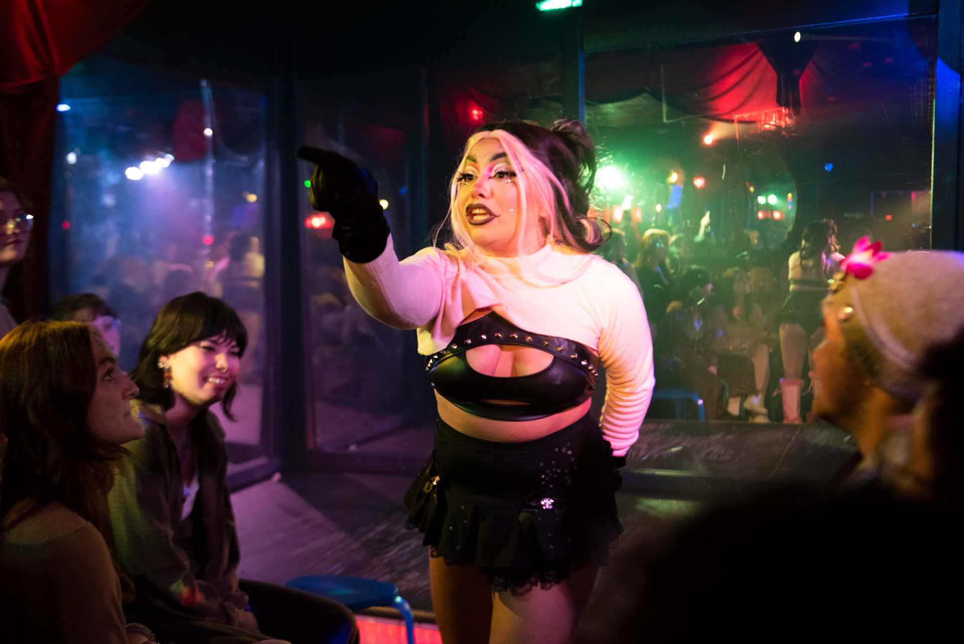 Drag performer, Guad Ala Jara, performs at Good Judy's in Cincinnati, Ohio. Guad was one of many drag and burlesque performers for Nymph(o) magazine's launch party on September 29, 2022.  