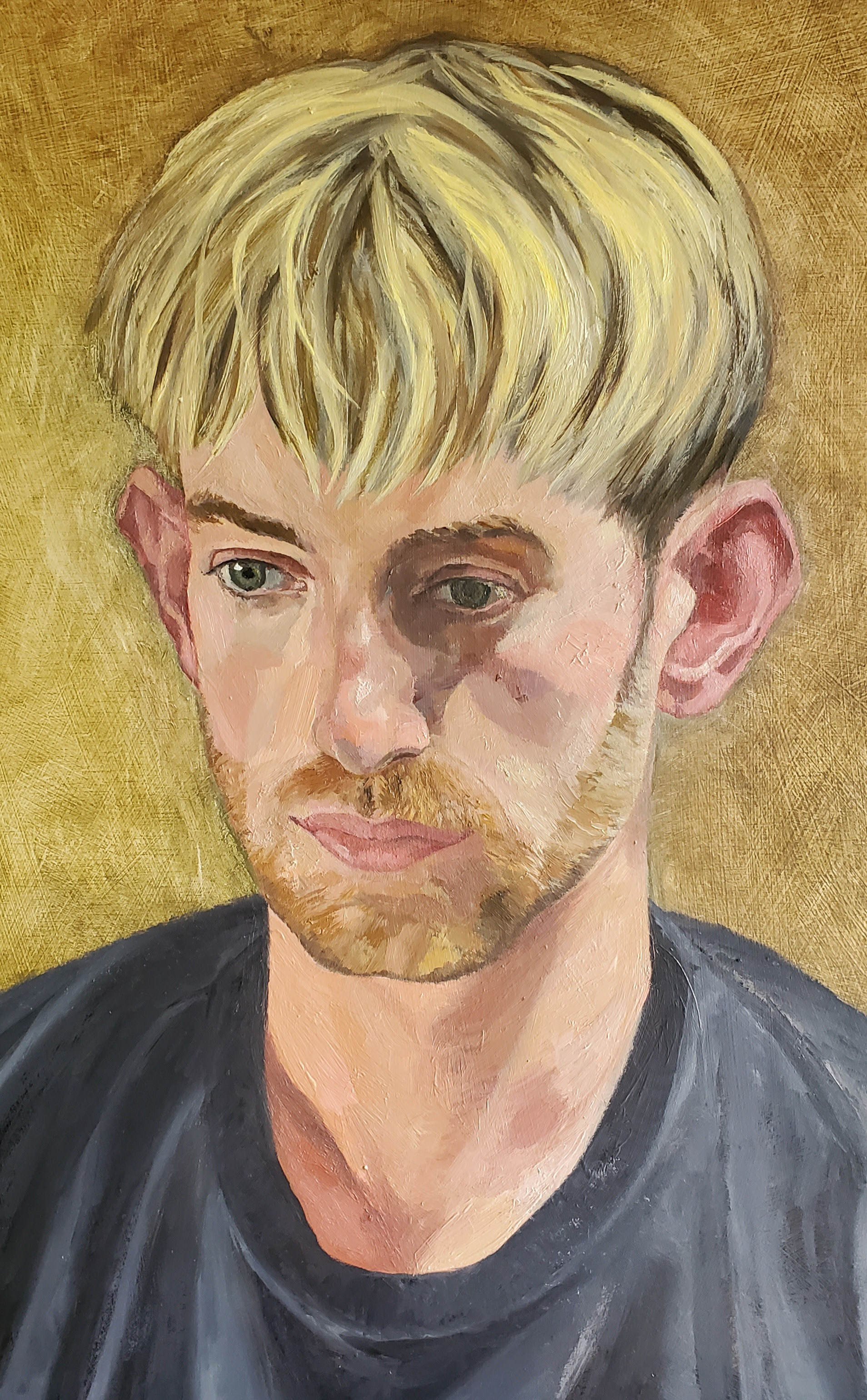 Harry. Oil on board. 31x38cm
