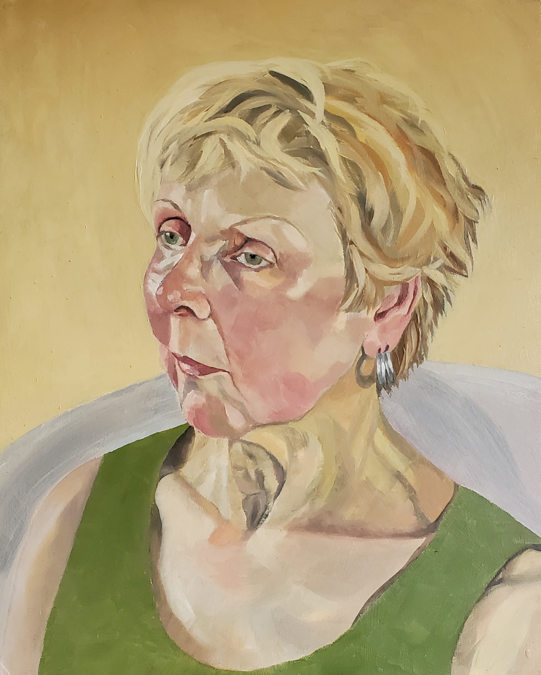 Suzi. Oil on board. 34x42cm