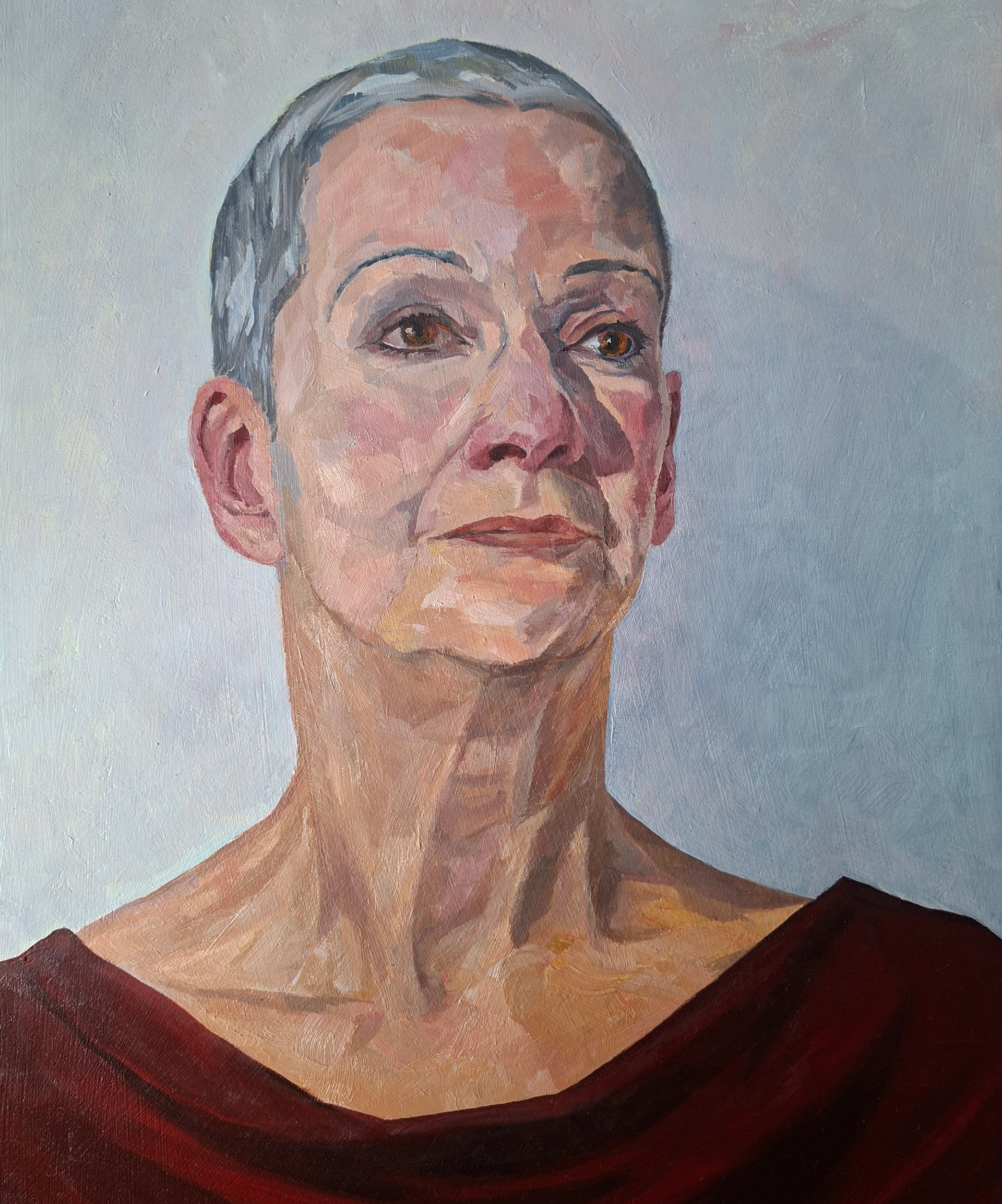 Gillian. Oil on board. 28x35cm