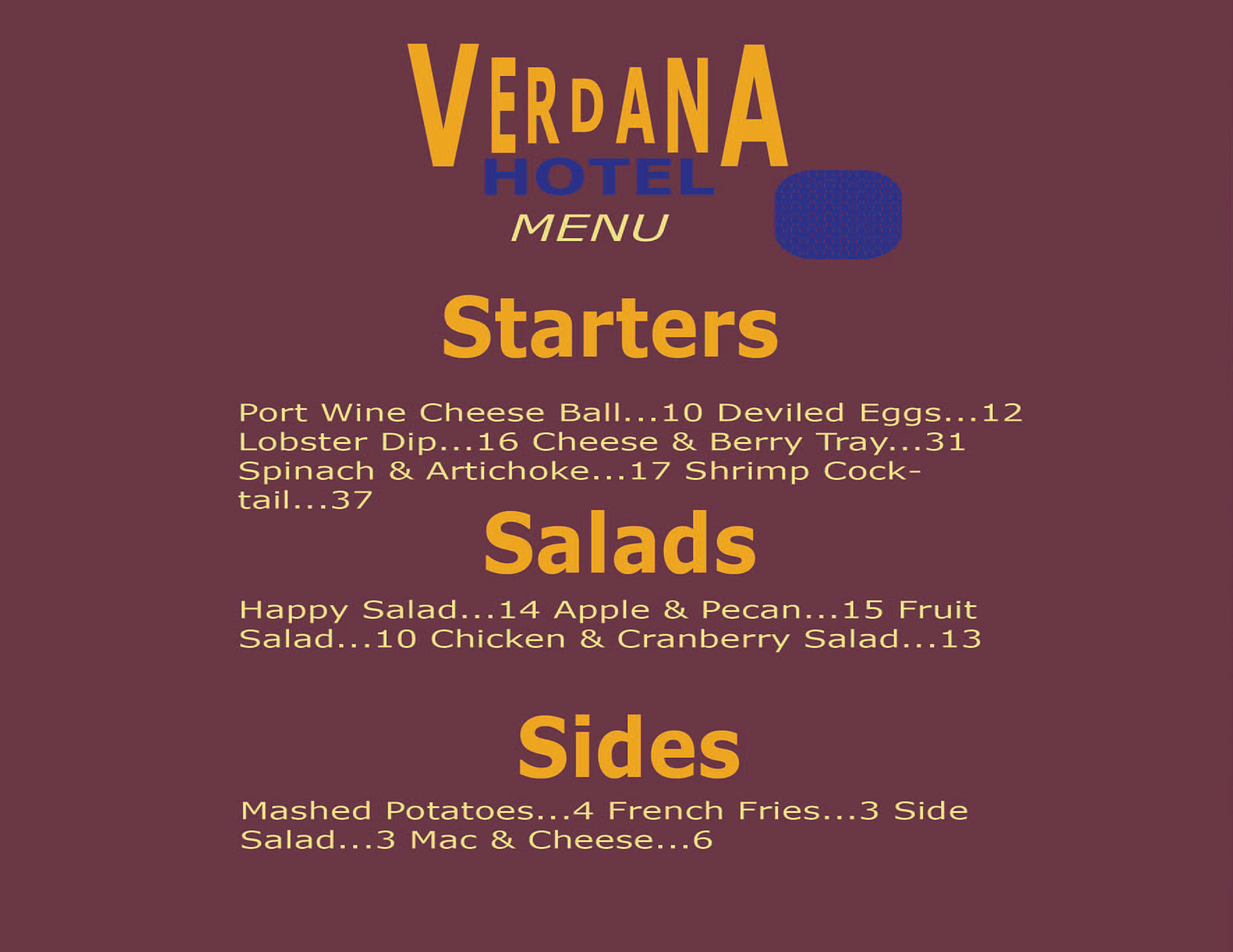 Menu 2