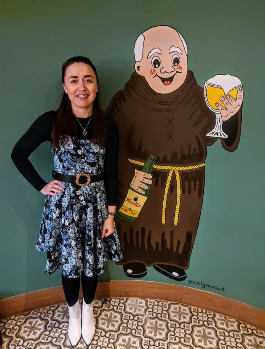 Myself and Pierre the Monk