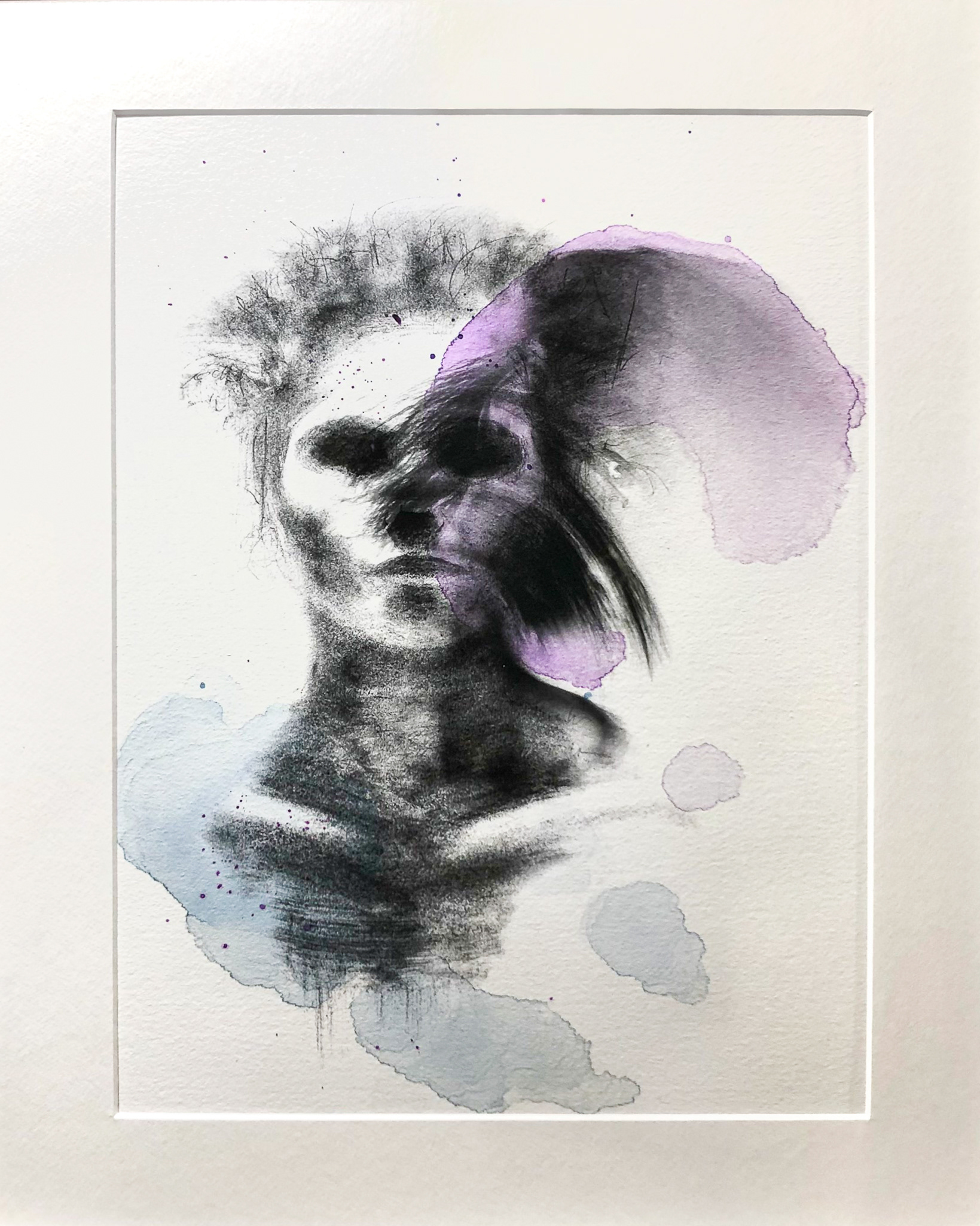 Shift | Mixed media on Hahnemuhle German Etching paper 310gsm, 40x50cm, framed | £275