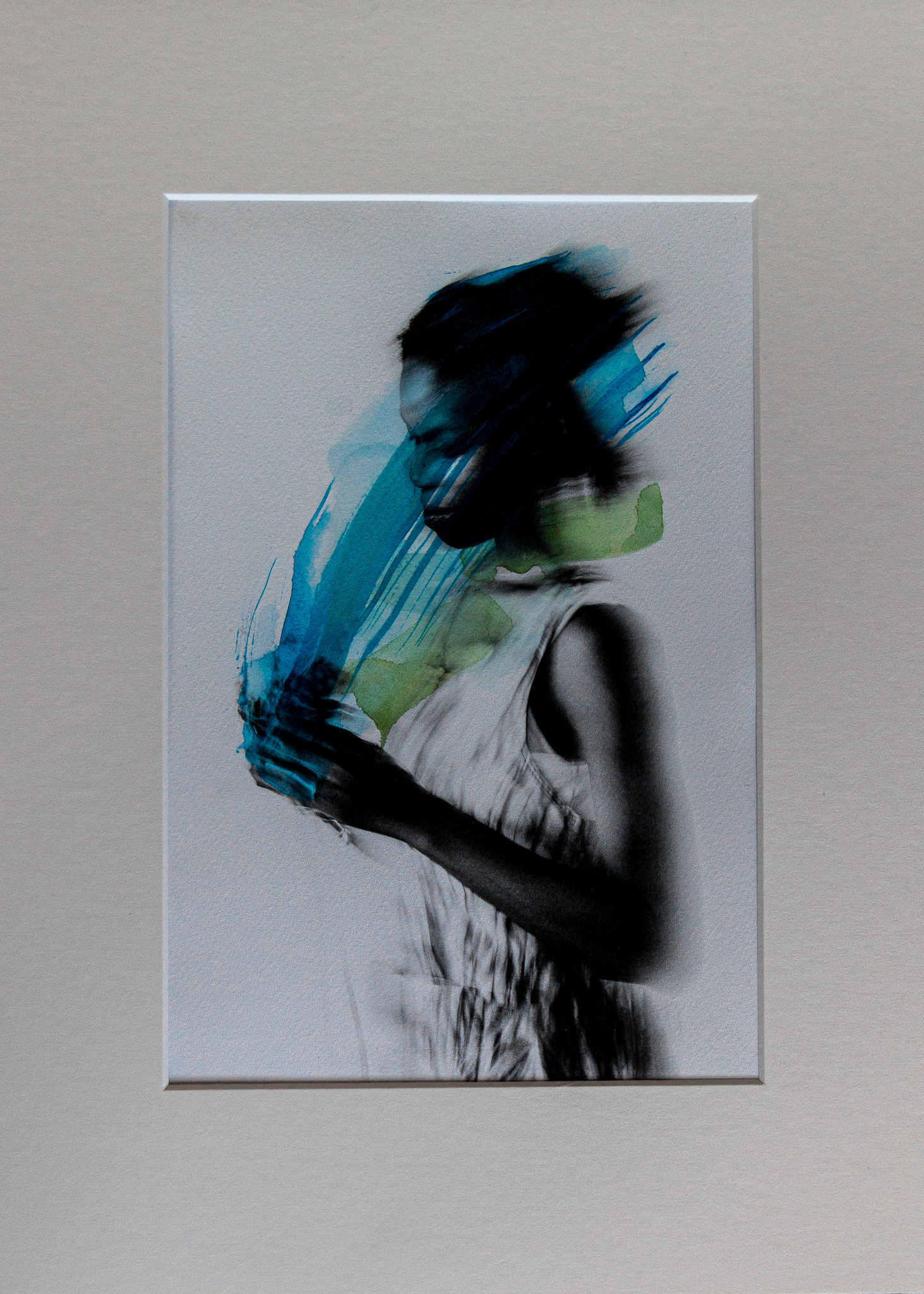 Time Flower | Mixed media on Bockingford paper 190gsm, 30x40cm, mounted| £75