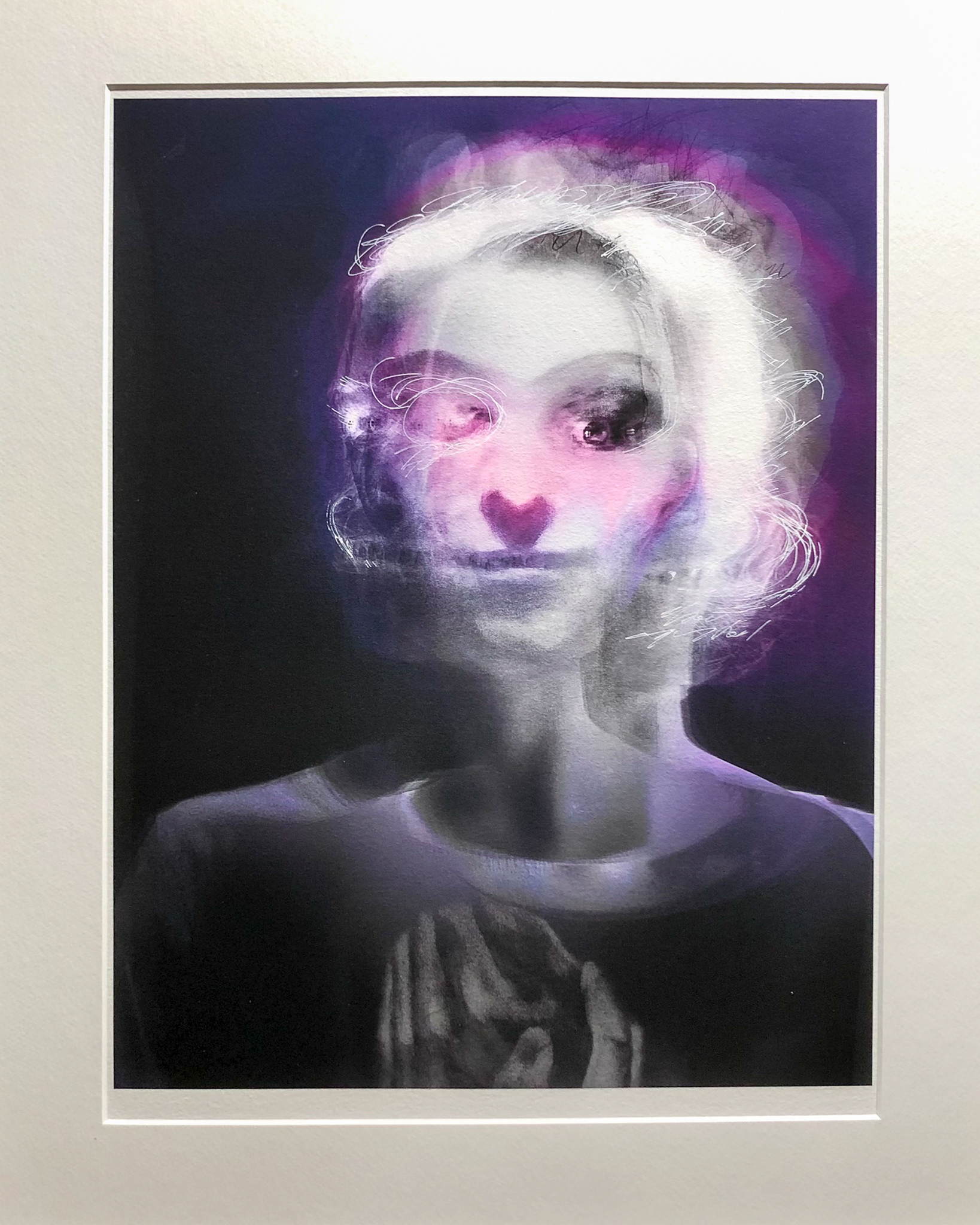 Align | Mixed media on Hahnemuhle German Etching paper 310gsm, 40x50cm, framed | £275