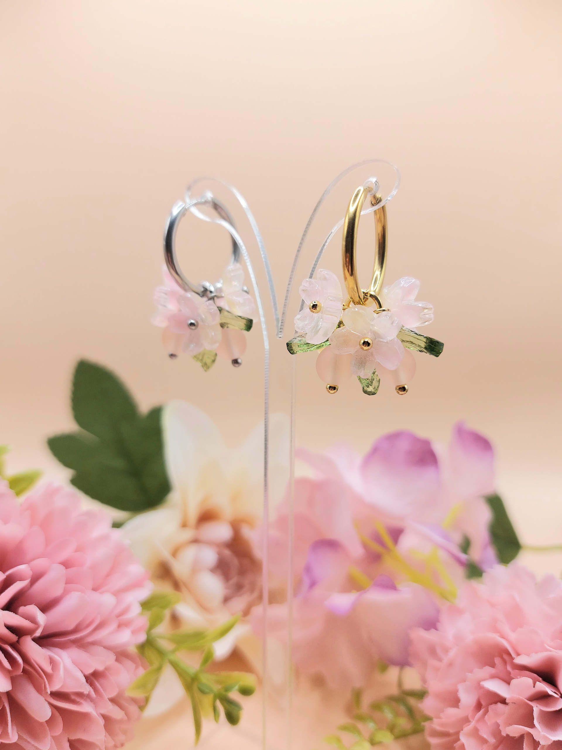 Pinque (heleä vaaleanpuna-keltainen minttuhohdolla)