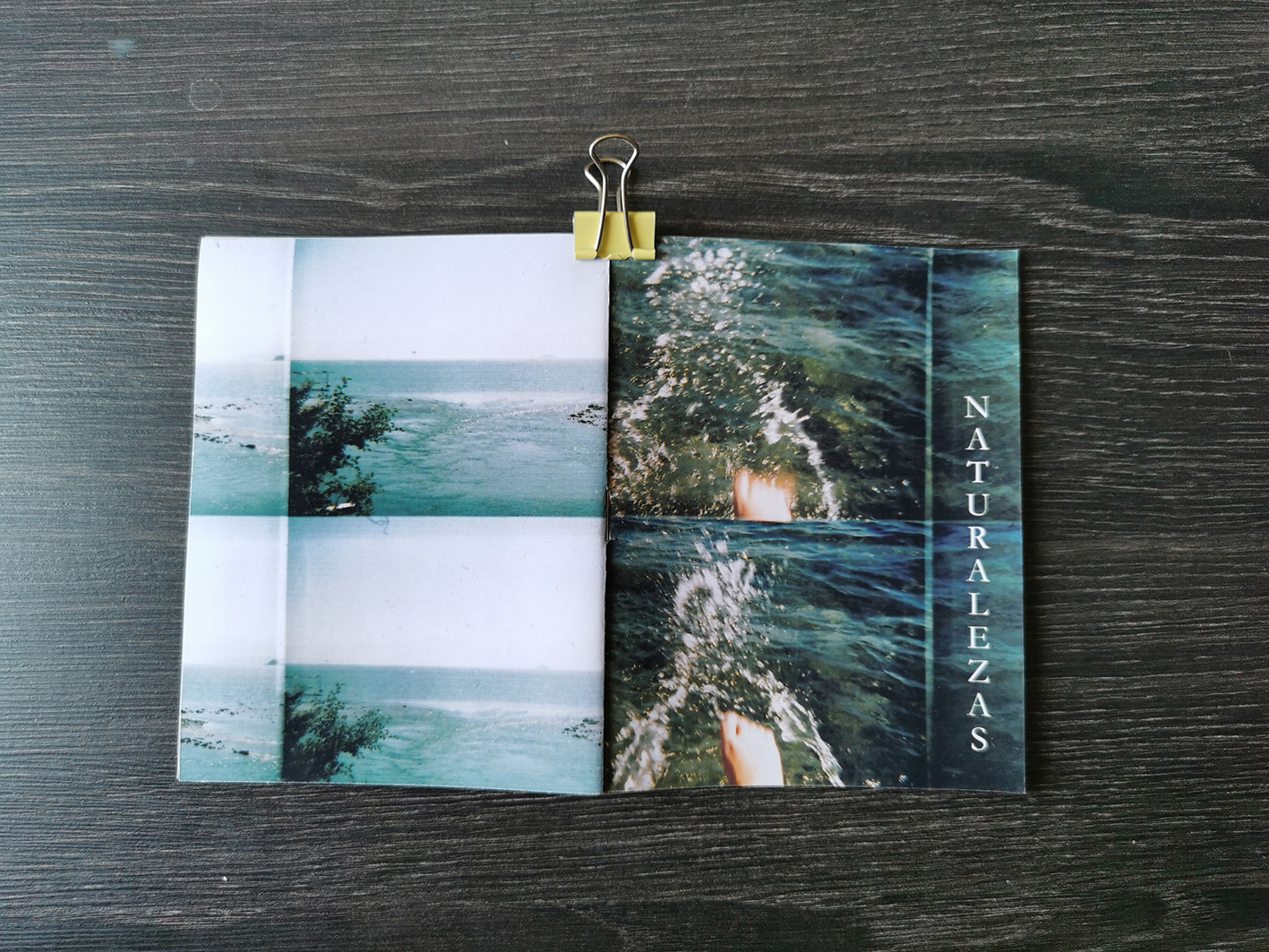 Fanzine de 12 páginas 13 x 10 cm. Tinta inkjet sobre papel fotográfico 80 grs. Primera edición 2019.