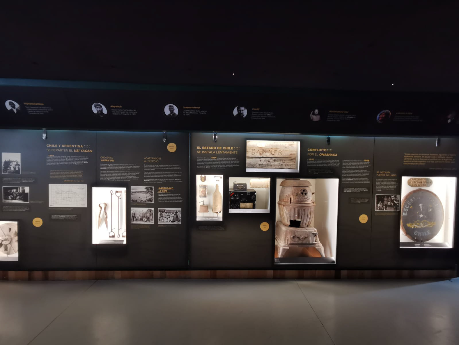 Museo Territorial Yagan Usi Martín González Calderón de Puerto Williams 2023.