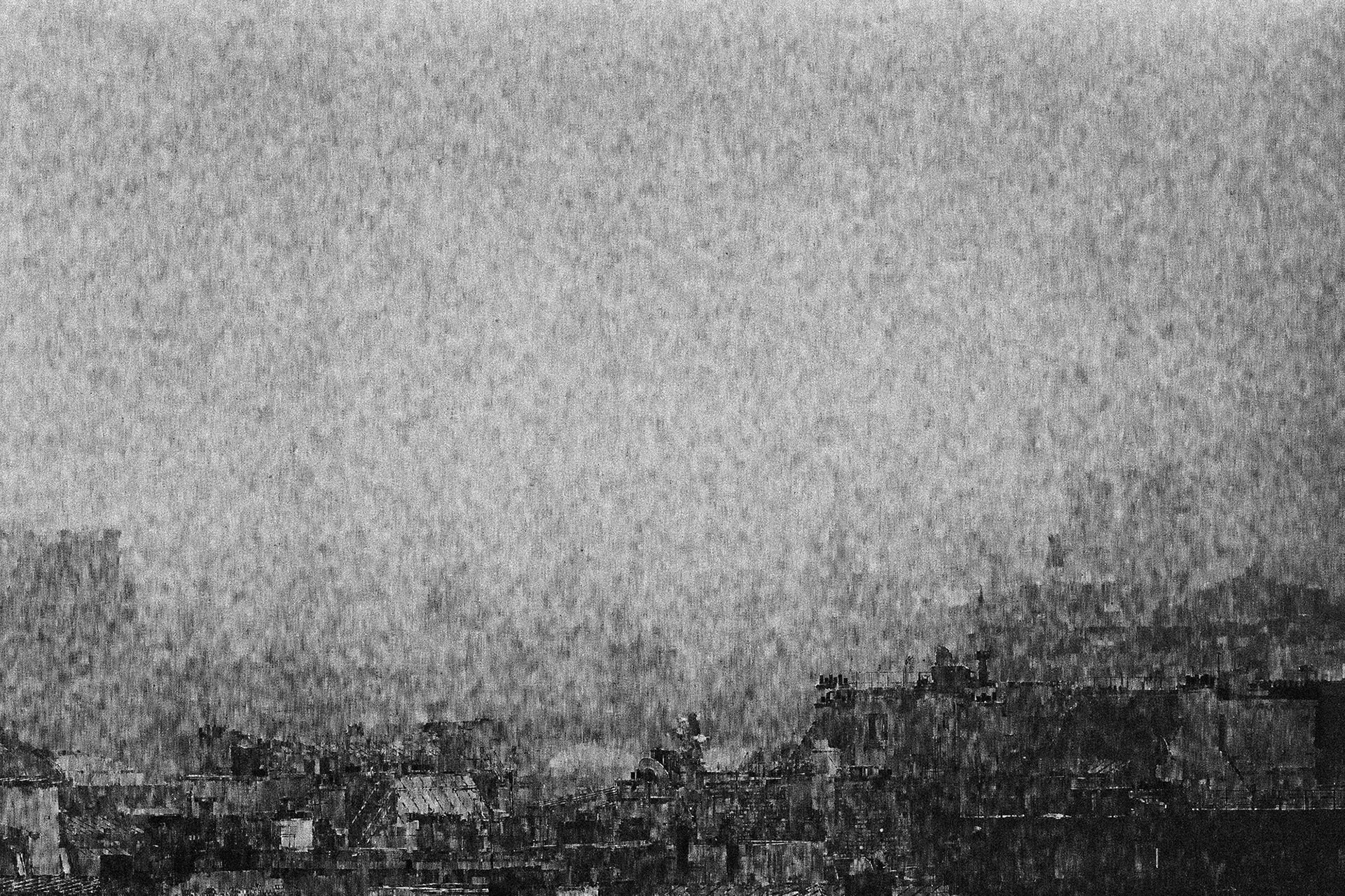 Toits de Paris. Pictorialisme. Rooftop of Paris. Pictorialism.