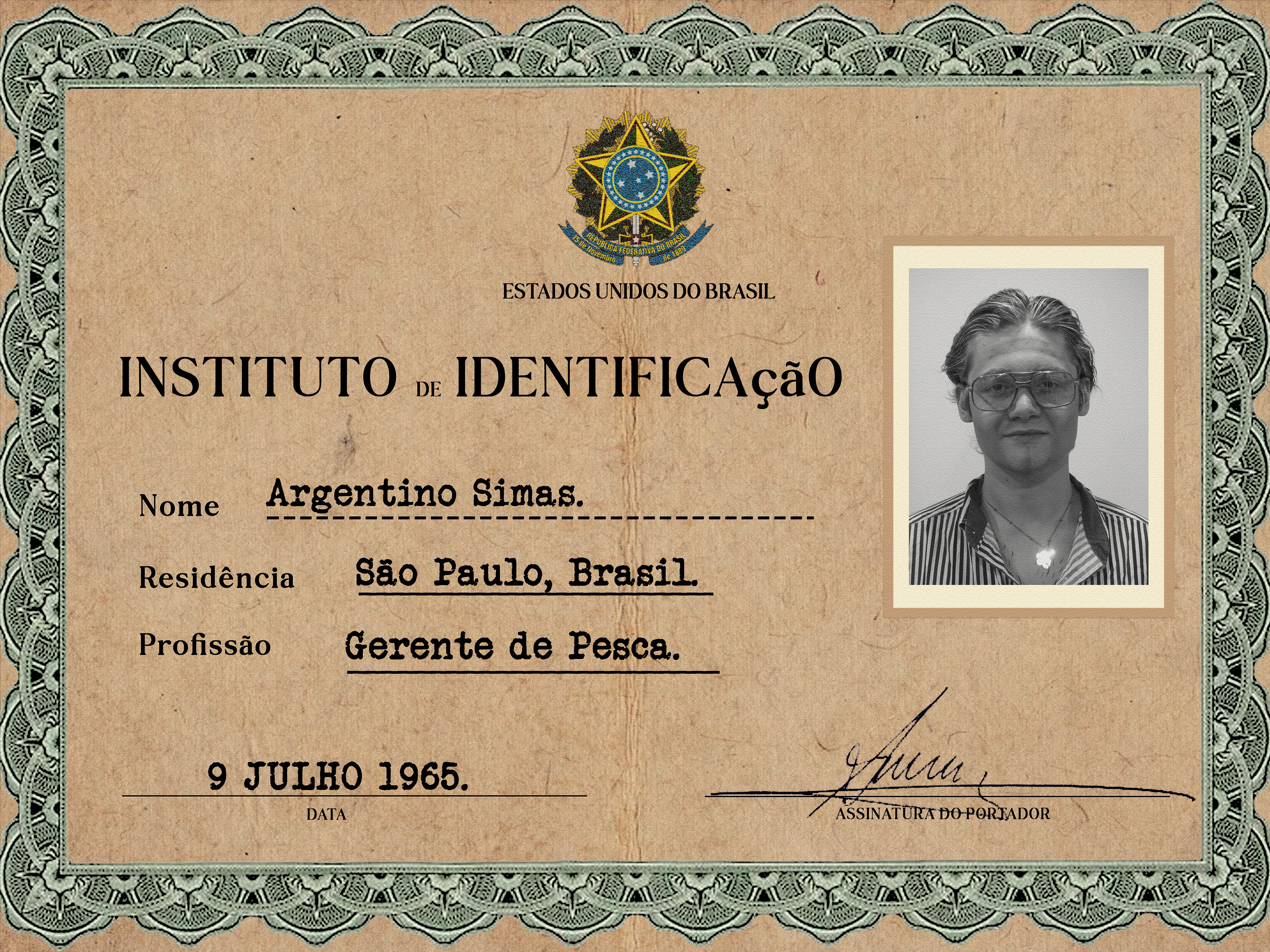 Great Grandfather, Argentino. 