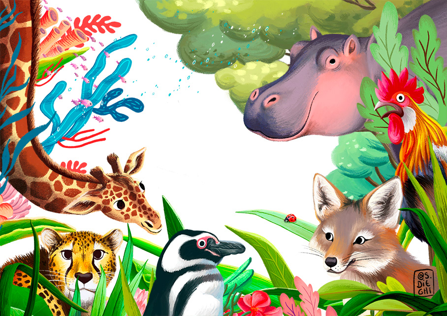 Portada libro compilado ¿Quién vive aquí? /¿Who lives here? Compiled book cover