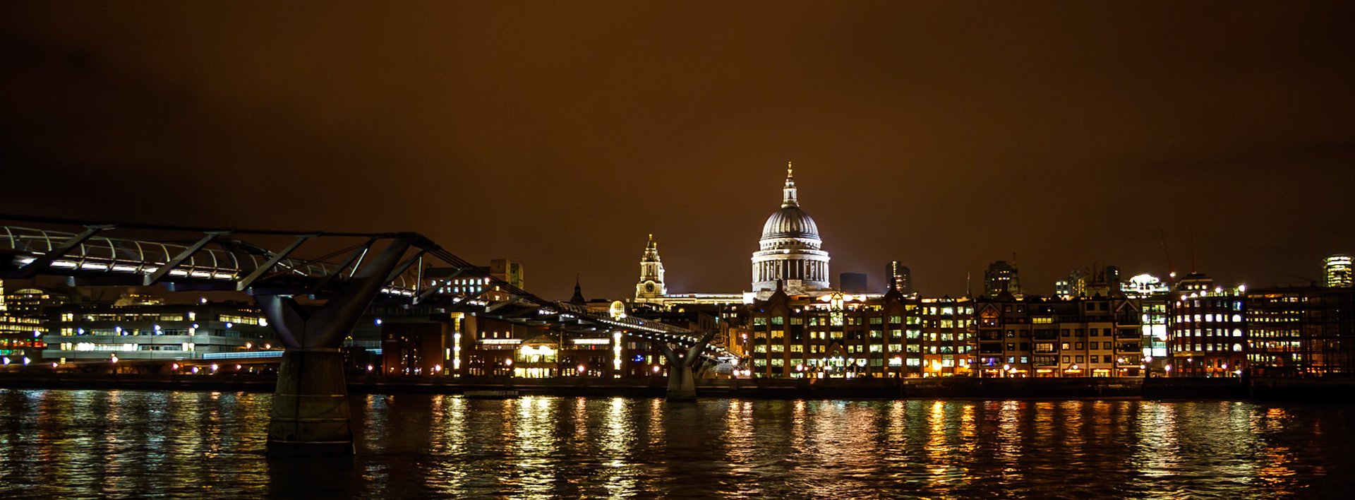 Looking North over the Thames