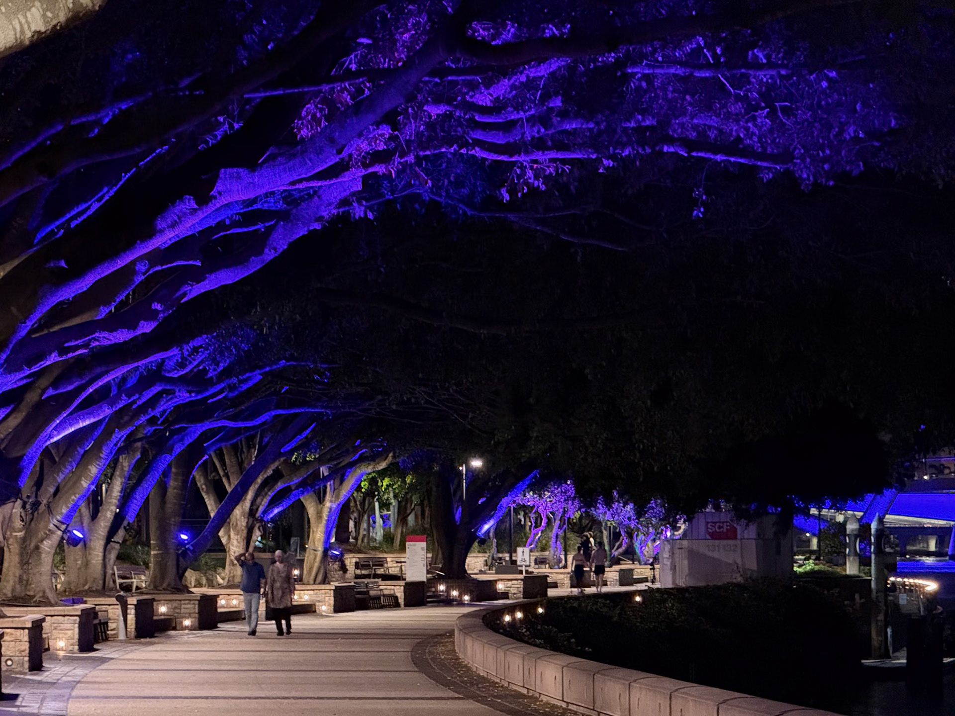 Brisbane Sothbank at Night