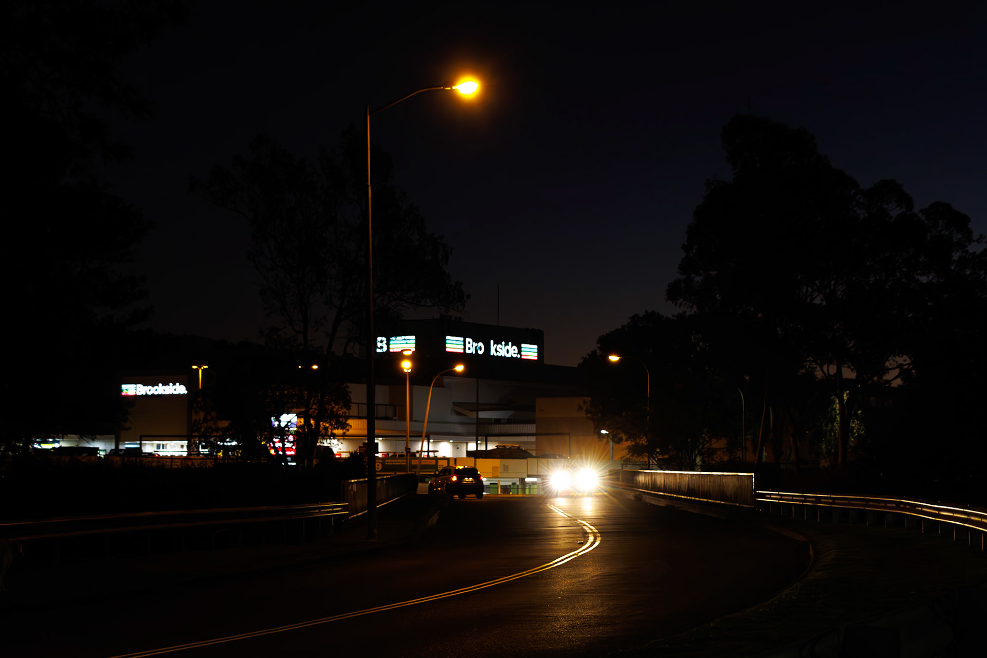 Brookside at Night