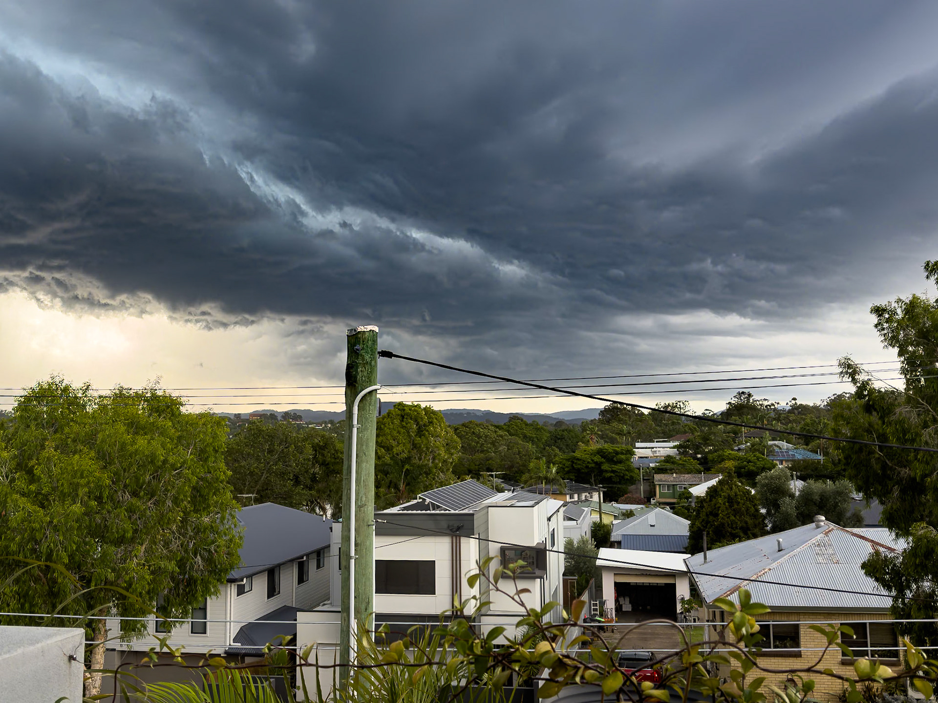 Storm over Brisbane