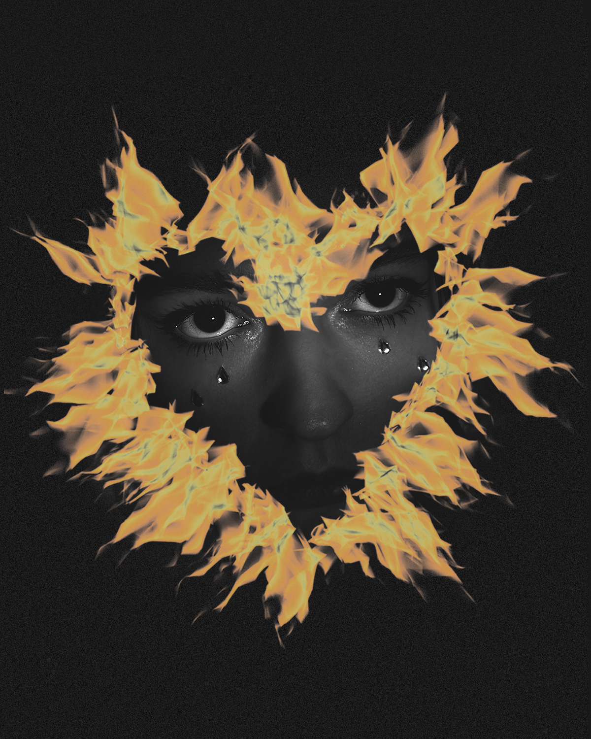 Mary in Flames