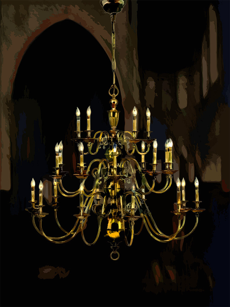 Het Gewicht van het Licht; Digitaal kunstwerk van Ruud van den Berg aka Domstad Rudie