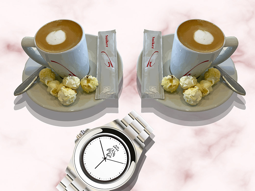 Peace in Every Moment, een Digitaal kunstwerk van Ruud van den Berg aka Domstad Rudie