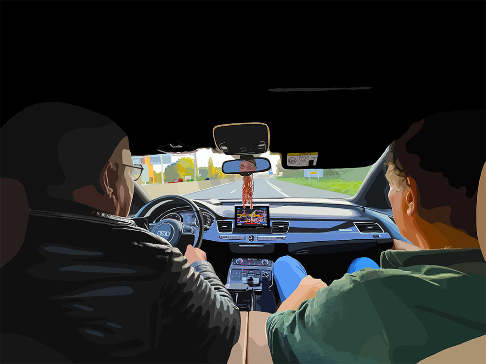 211. Wir wind Berliner; Schilderij van Ruud van den Berg aka Domstad Rudie
