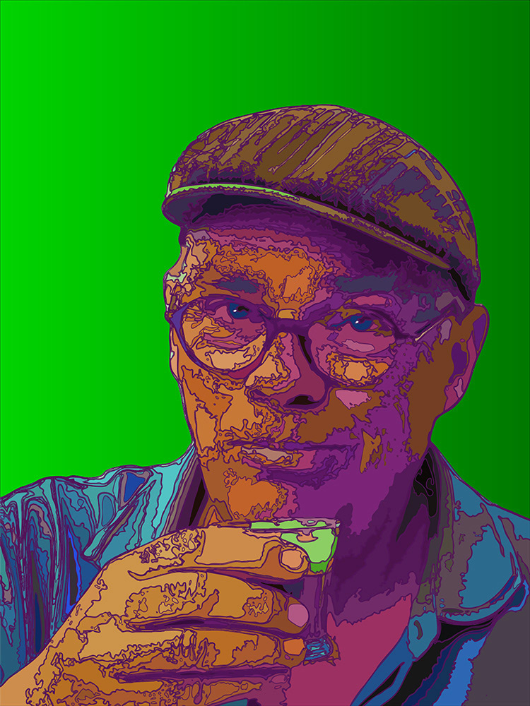 235. Una Cortado; Digitaal kunstwerk van Ruud van den Berg aka Domstad Rudie