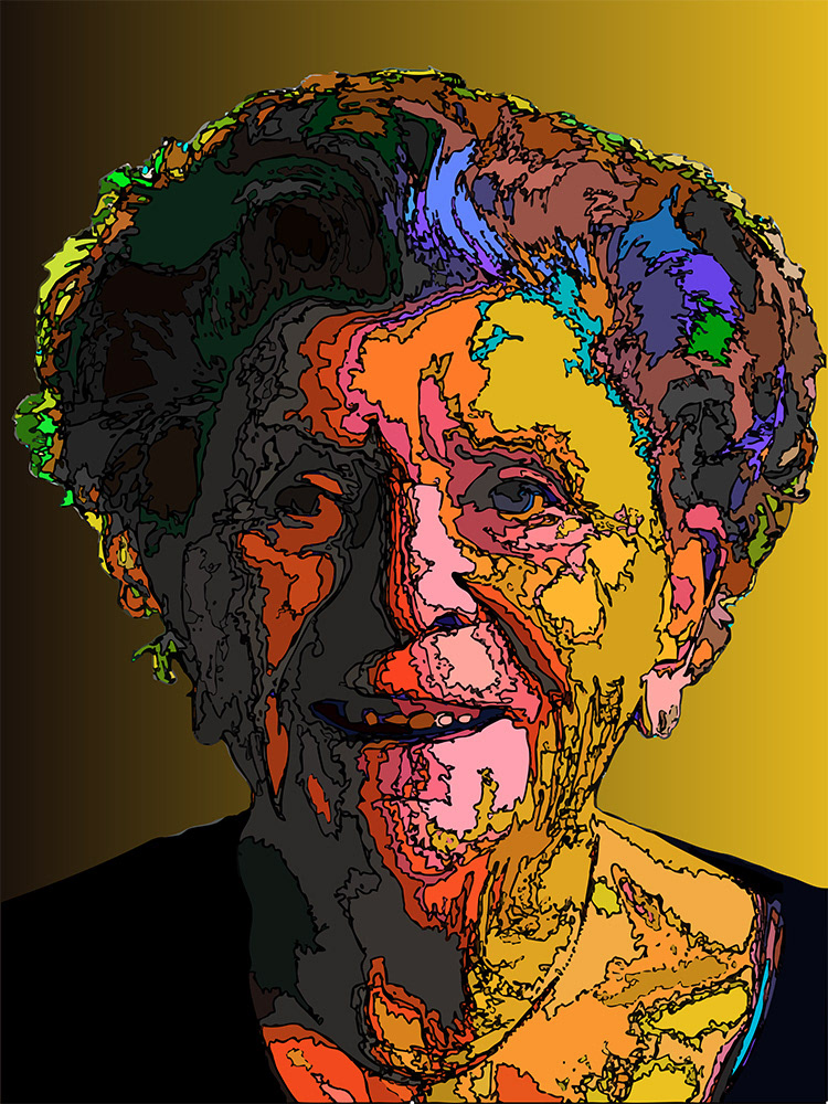 234. Fragmenten van Tijd; Digitaal kunstwerk van Ruud van den Berg aka Domstad Rudie