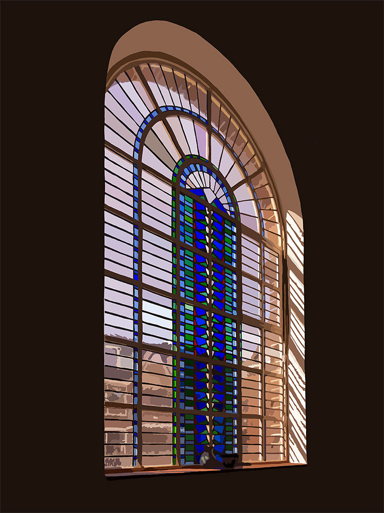 034. Broodhuis; Vector Art = iPad kunst/tekening van Ruud van den Berg aka Domstad Rudie