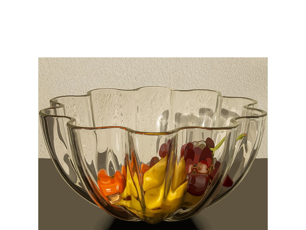 Fruitschaal met fruit