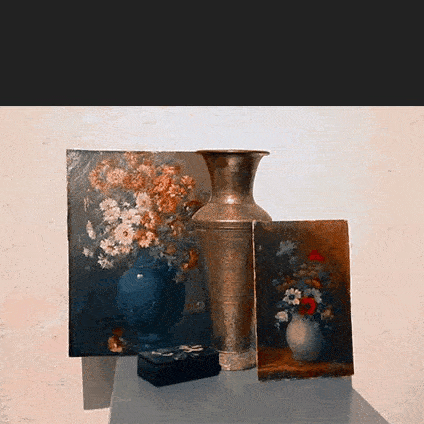 Digitale kunstwerken met stillevens