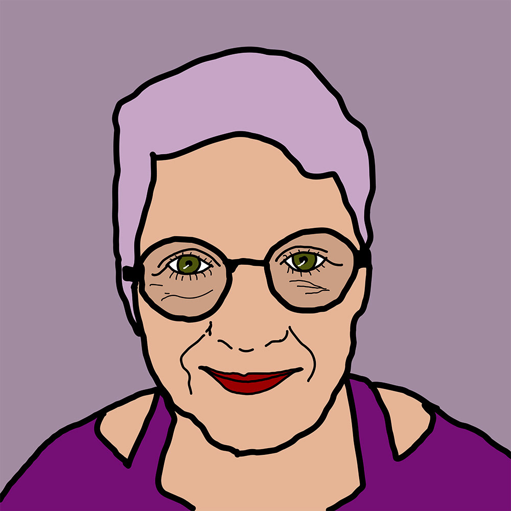 De Glimlach van Tijd, een Digitaal kunstwerk van Ruud van den Berg aka Domstad Rudie