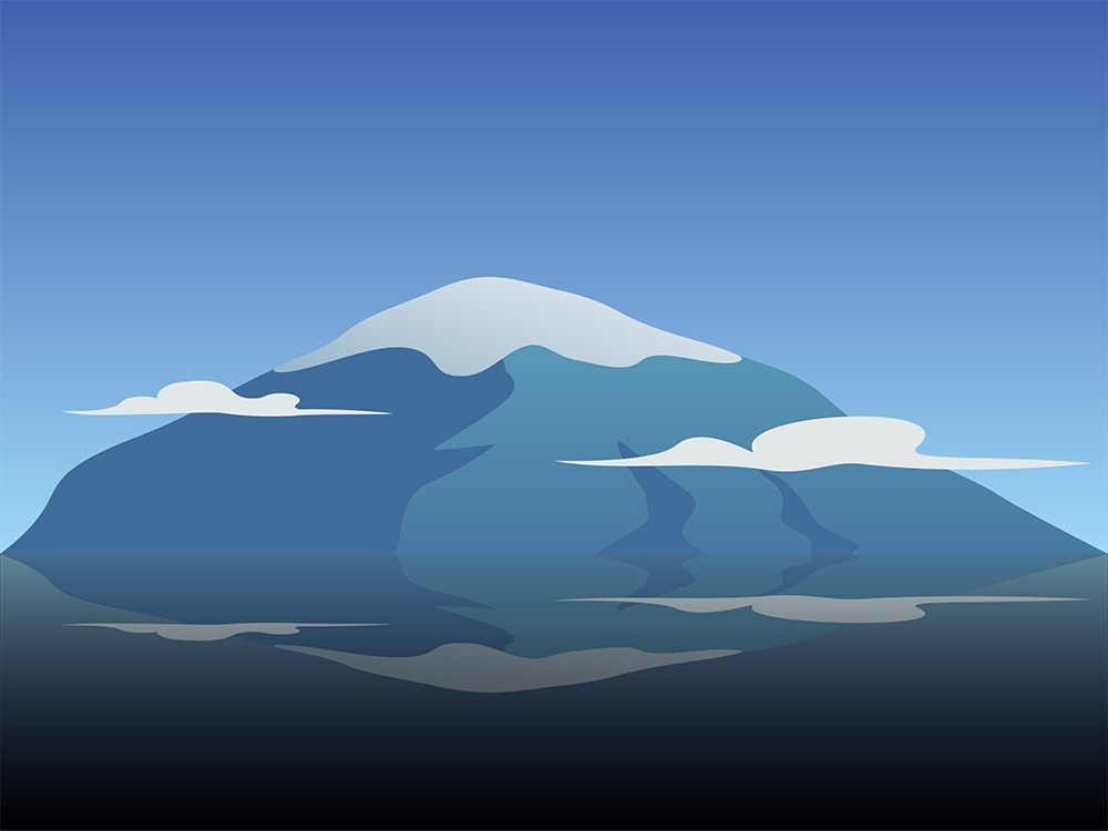 Fuji 2:1:1, een Digitaal kunstwerk van Ruud van den Berg aka Domstad Rudie