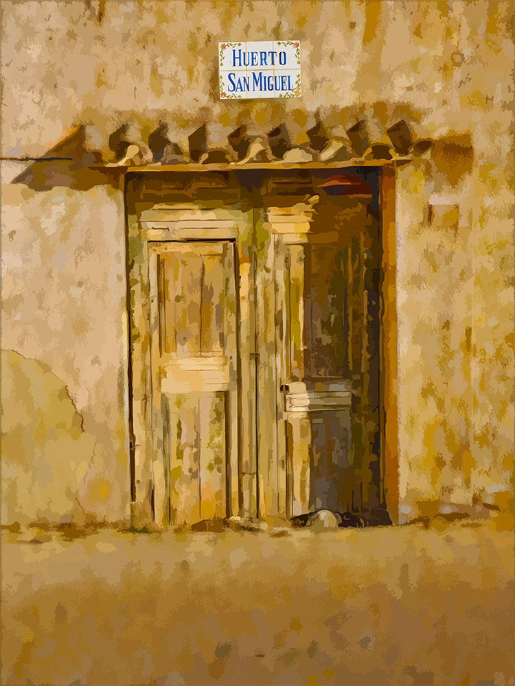 Huerto San Miguel, een Digitaal kunstwerk van Ruud van den Berg aka Domstad Rudie