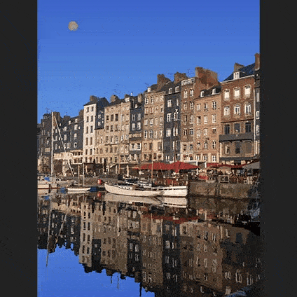 Digitale kunstwerken van architectuur buiten de Domstad