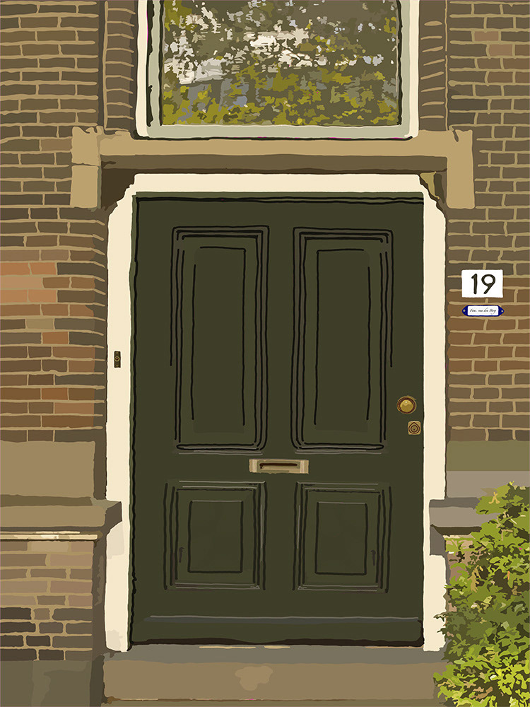 047. Weerdsingel WZ 19; Vector Art = iPad kunst/tekening van Ruud van den Berg aka Domstad Rudie