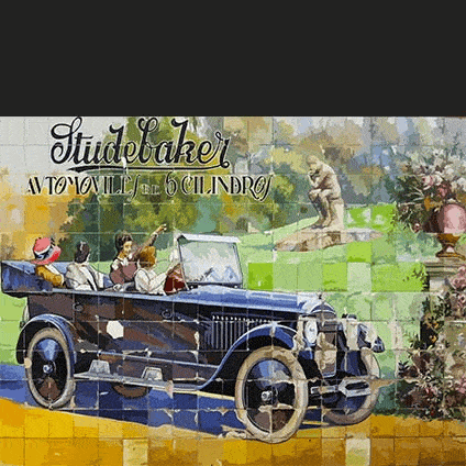 digitale kunstwerken met vervoersmiddelen