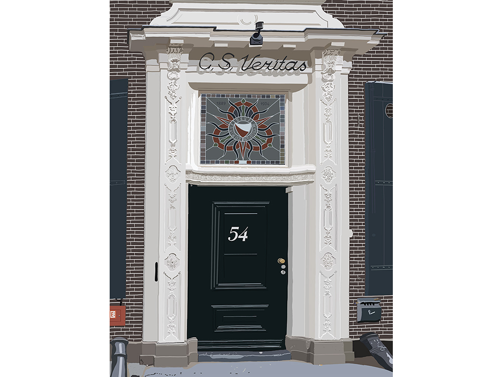 005. CS Veritas; Vector Art = iPad kunst/tekening van Ruud van den Berg aka Domstad Rudie