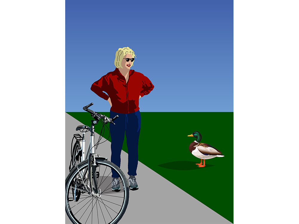 Ontmoeting op het pad