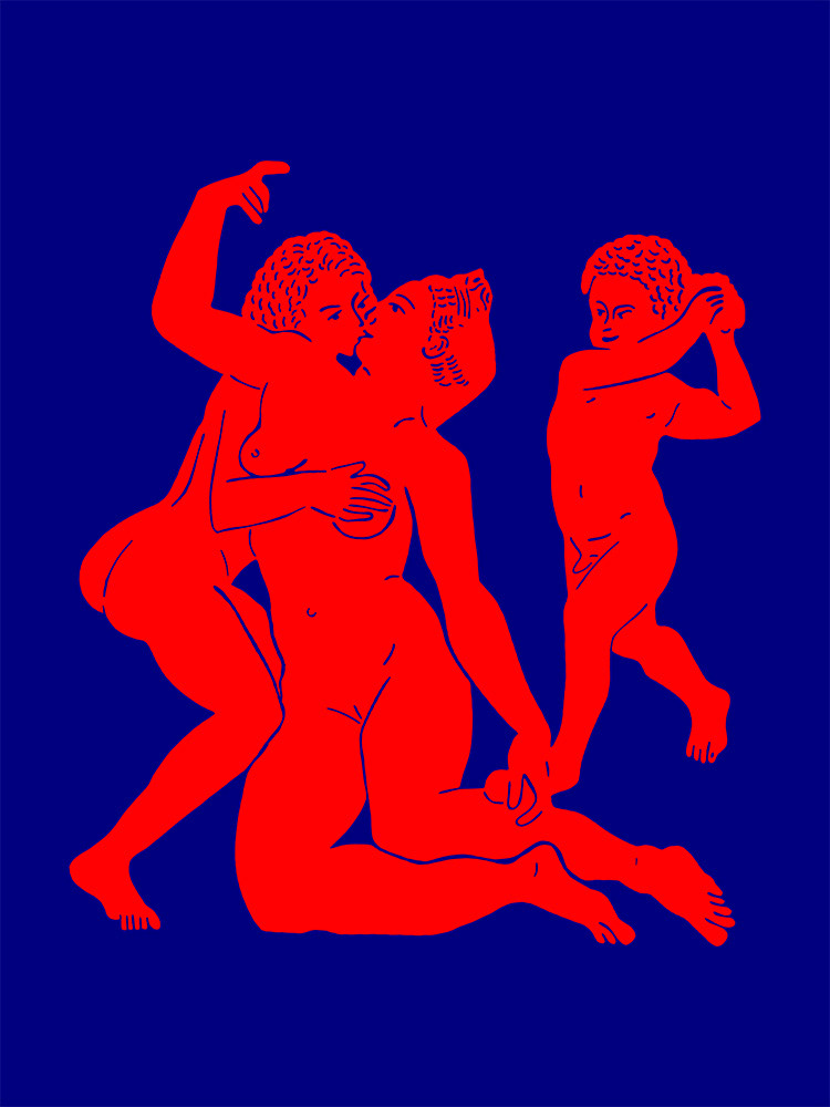 Venus de Bronzino, een Digitaal kunstwerk van Ruud van den Berg aka Domstad Rudie